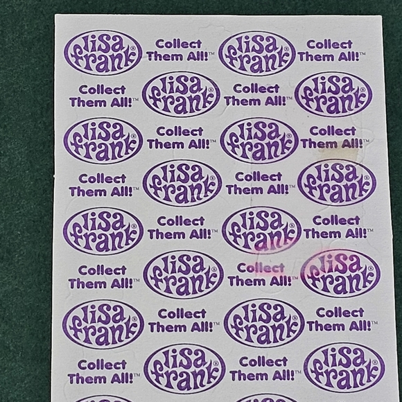 Lisa Frank Friends Forever Sticker Strip - 24 Stickers - Picture 6 of 12